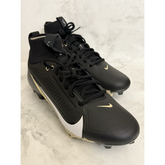 Nike Vapor Edge Pro 360 2 Football Cleats Black Gold FN7759-004 Men\'s Size 10 main image 5